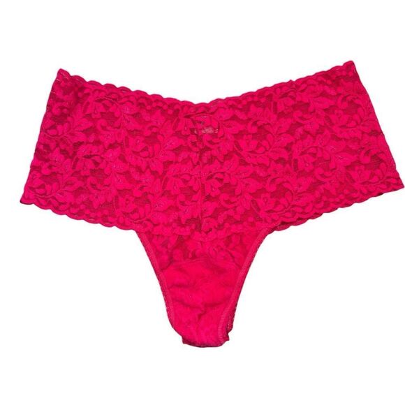 Lot of Four Ladies Hanky Panky Lace Thongs All One Size - Picture 11 of 13